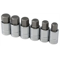 Titan 16156 6Pc SAE Groß Sechskant Bit Sockel Set
