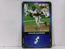 2025 UNO Elite ALTERNATE EDITION BLUE #151 KHALEN SAUNDERS