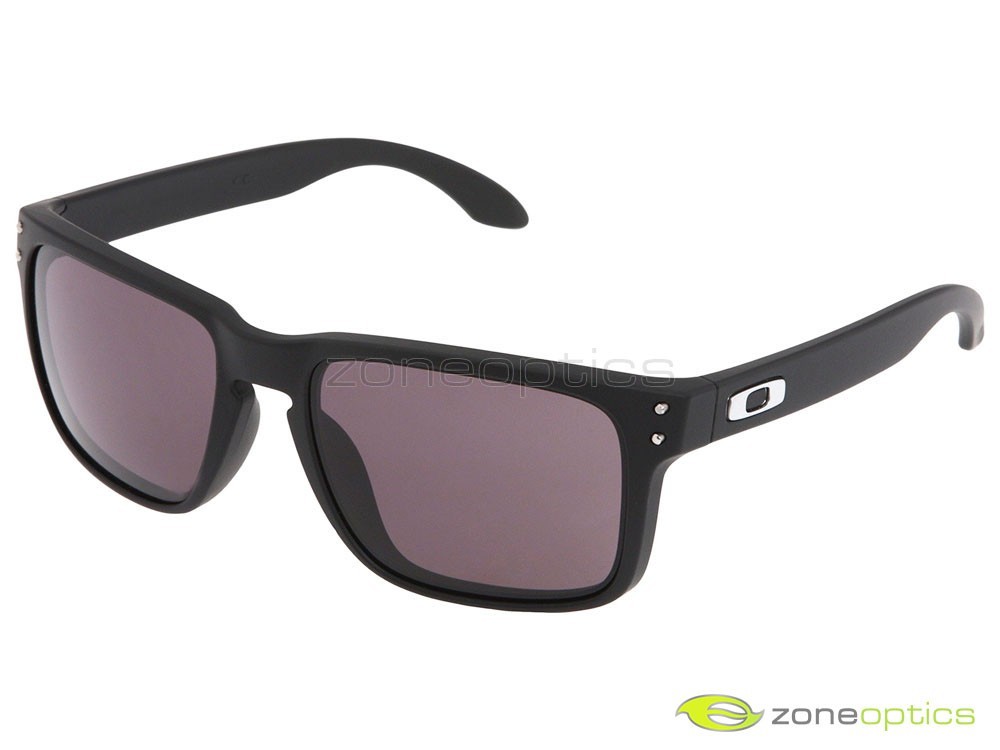 Oakley Holbrook Sunglasses OO9102-01 Matte Black/Warm Grey | eBay