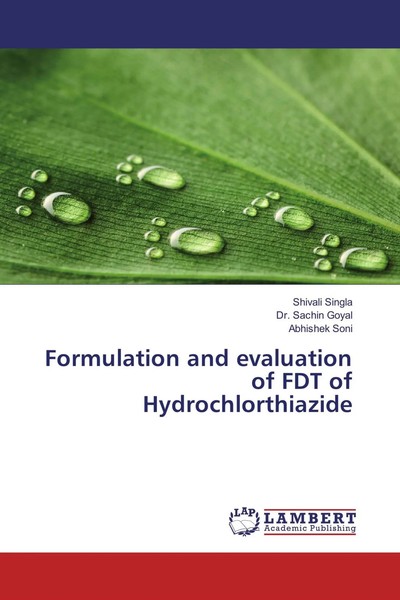 Shivali Singla (U. A.) | Formulation And Evaluation Of FDT Of Hydrochlorthiazide-image