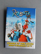 Robots : Button/ Pin - 2.5 x 3.5 inch Promo 2005 for DVD animated movie