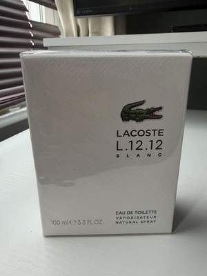 Lacoste L.12.12 Blanc Eau de Toilette Spray 3.3 fl oz Regular Size