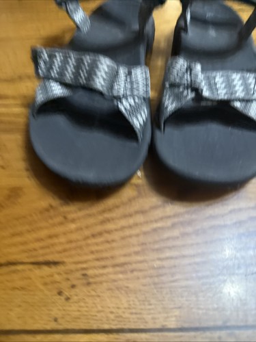 MAGELLAN Outdoors Adj. Strap Sandals - Water Resistant - Size US 8 - Black/White - Picture 2 of 5