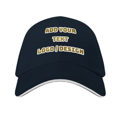 Custom Text Logo Image Baseball Cap Personalized Dad Golf Hat Unisex Sports Cap