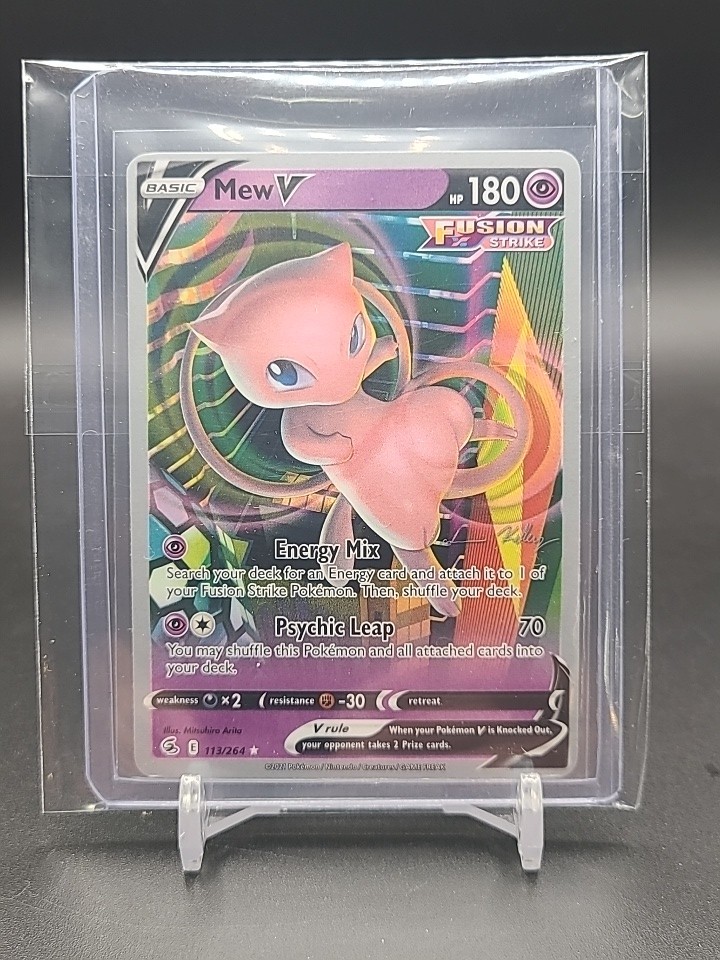 2023 ポケモンカード Mew V スペシャルアートレア Mew V 113/264 Fusion Strike World Championships 2023 Deck Promo