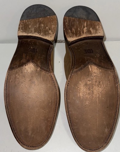 Frye Herren Größe 12D Hellbraun Wildleder Schnürschuh Derby Schuh - Bild 5 von 6