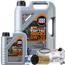 ORIGINAL BMW ÖLFILTER+LIQUI MOLY 5W30 passend für 2er F45 46 X1 F48 U11 X2 F39