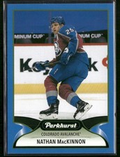 2022 Upper Deck Fall Expo Parkhurst Blue Border Nathan MacKinnon #277 Avalanche