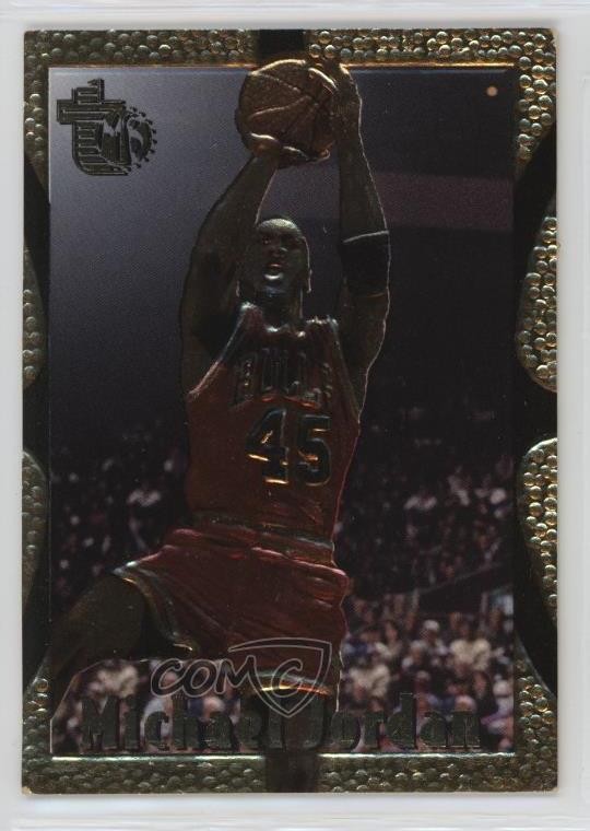 1994-95 Topps Embossed Golden Idol Michael Jordan #121 HOF
