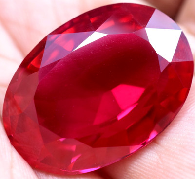 Natural 60.20 Ct Mogok Huge Pink Ruby Sparkling GGL Certified Loose Gemstone