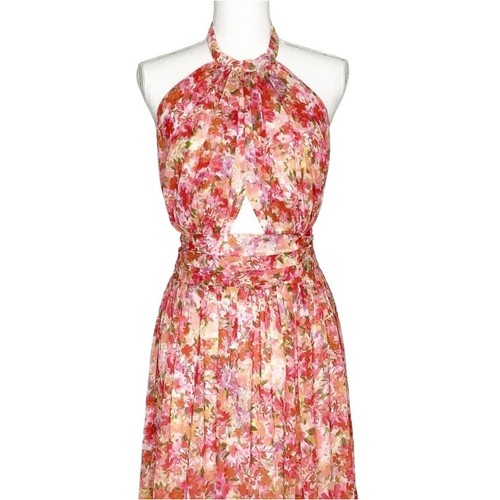 Maxi Vestido Lovers and Friends Hazel Cali Blooms Rosa Floral Mujer Grande Nuevo con Etiquetas - Imagen 3 de 15