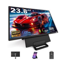 Laptop Screen Extender, 23.8'' 1080P FHD 100HZ IPS Portable Monitor, Travel M...