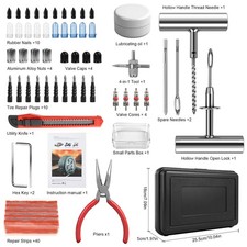 84pcs Heavy Tubeless Tire Plug Repair Kit For Car Motorcycle Tire Repair Tools