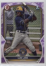 2023 Bowman Prospects Purple Pattern 109/199 Luis Lara #BP-100 09an