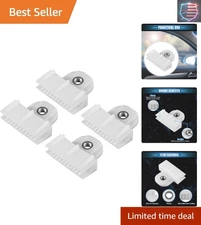 Universal Fit Glass Channel Retainer Clips - 4 Pcs Durable Set for Auto Repairs