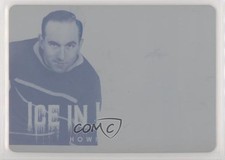2017 Leaf Invictus Ice in His Veins Printing Plate Cyan 1/1 Howie Morenz HOF 2d8
