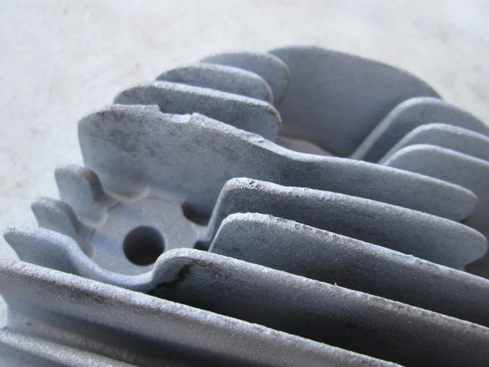 Cabezales de aluminio de alta compresión Harley-Davidson #6 45 cabeza plana WL WLD WLDR OEM Foto 2 de 4