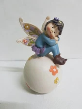 Angel on Hand Painted Ball MIS.7X12CM ART.94823-A