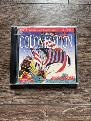 Sid Meier s Colonization Create A New Nation CD-ROM - NEW & SEALED