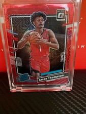 2023-24 Panini Donruss Optic - Rated Rookie Amen Thompson #229 Choice Red Prizm