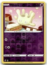 Milcery 086/192 Common Rebel Clash Pokemon Reverse Holo Moderately Played