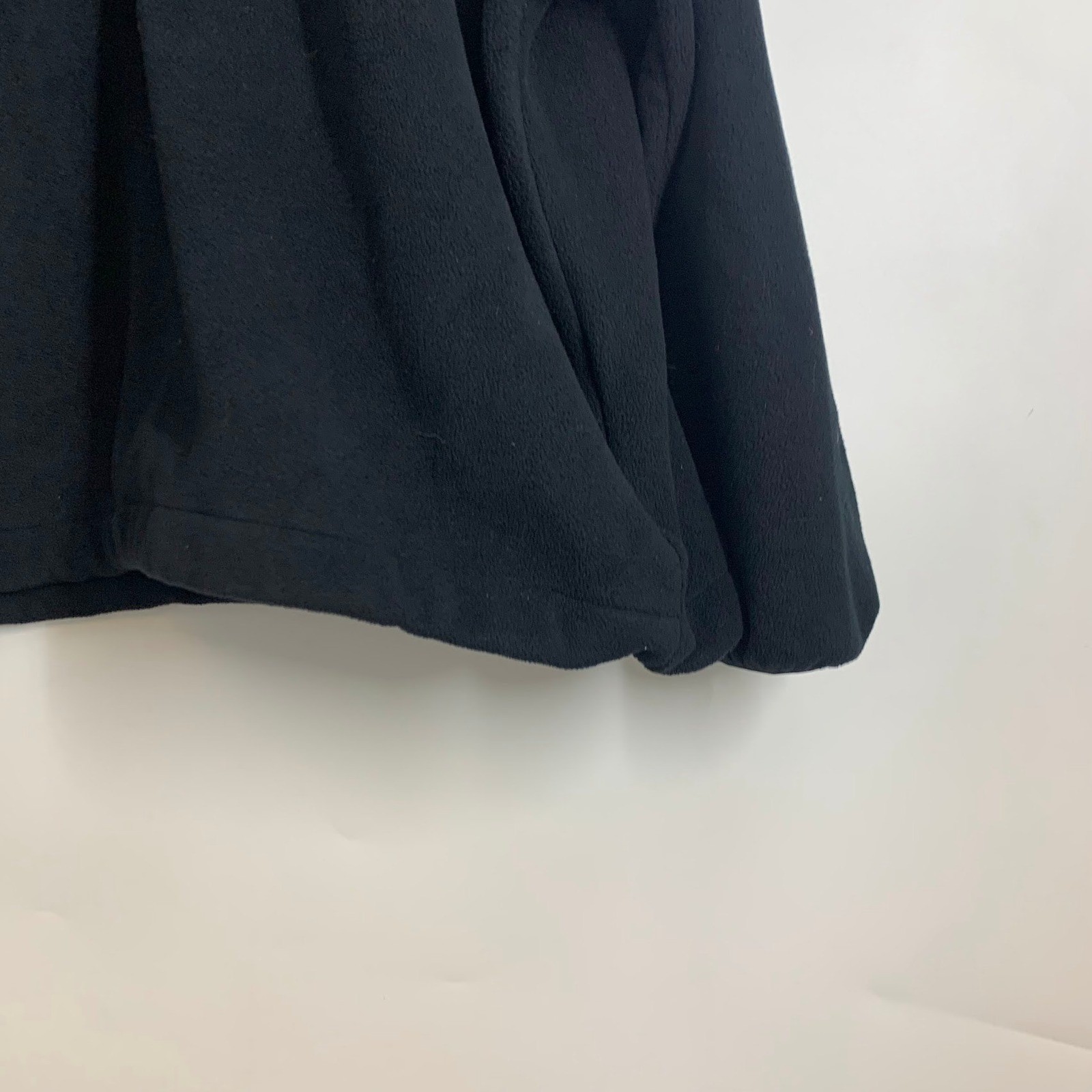 Uniqlo Mens Large Black Fleece Quarter Zip Pullover Sweater 241-449751 Recycled thumbnail 4