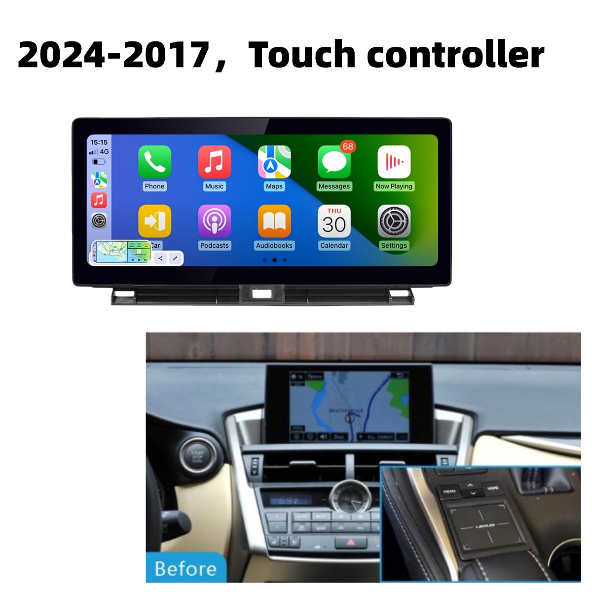 10.25"Car Stereo Radio for LEXUS NX200t NX300h 2014-2017 Car