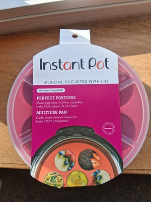 #ad #ad Instant Pot Silicone Egg Bites Mold with Lid 6 amp; 8 Qt Pressure Cooker Accessory $8.99