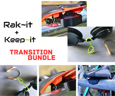 Triathlon Transition Bundle | RAK-IT Bike Rack Support + KEEP-IT Nose Clip Strap