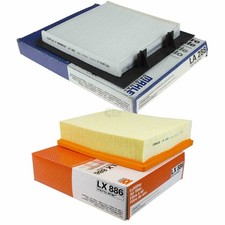 MAHLE / KNECHT Set Filterpaket Innenraumfilter LA 288 Luftfilter LX 886