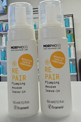 (2) Framesi Morphosis REPAIR Plumping Mousse Leave-In 5.1 oz ea FROM MY SALON