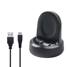 Wireless Charger Dock Holder With Cable For Galaxy Smart Watch Gear S2 S3 R800 H