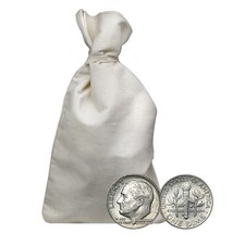 90% Silver Roosevelt Dimes - $100 Face Value Bag Avg Circ