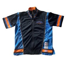 Vtg 90s y2k Phat Farm Mesh Track Suit Jacket Full Zip Streetwear Hip Hop Large