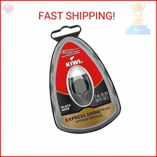 KIWI Express Shoe Shine Sponge Leather Care for Shoes, Boots, Furniture, Jacke
