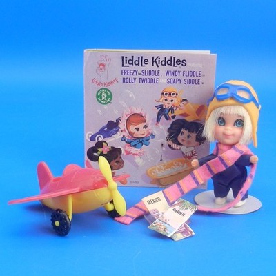 Vintage Liddle Kiddles WINDY FLIDDLE Doll COMPLETE Set Mattel 1960s *MAPS*