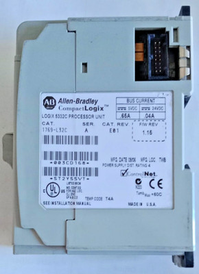 Allen-Bradley 1769-L32C Ser A Compact Logix Processor Unit - USED