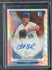 Binford, Christian - 2014 Bowman Chrome - Autograph - Refractor - 218/500