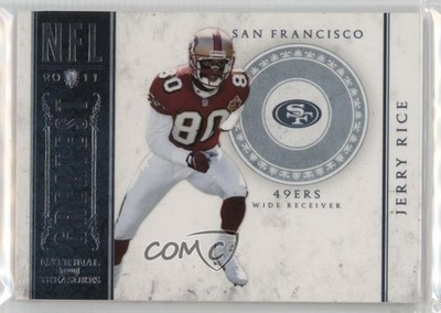 2011 Playoff National Treasures NFL Greatest 69/99 Jerry Rice #11 HOF 4f5