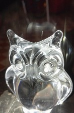 Chouette en cristal de Daum