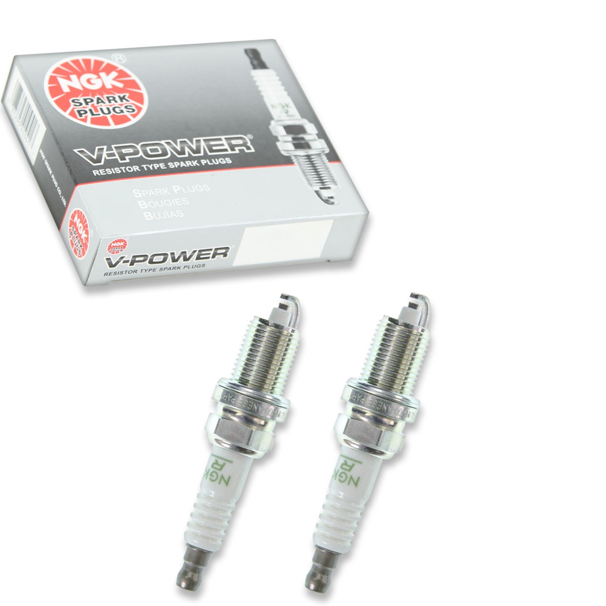 2 pc NGK 6987 ZFR6F-11G V-Power Spark Plugs for SPZFR6F11G RC12MCC4 79015 xp
