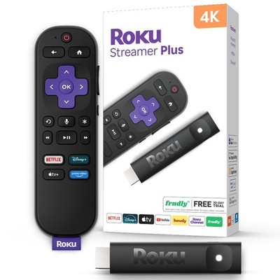 2025 - 4K & HDR Roku Streaming Device for TV with Voice Remote - Free & Live TV