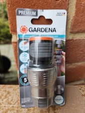 NEW Gardena Garden Watering & Hose Pipe Fittings - Premium Hose Connector 19mm