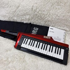 KORG RK-100S Rare Discontinued Red Shoulder Keyboard Strap Synthesizer