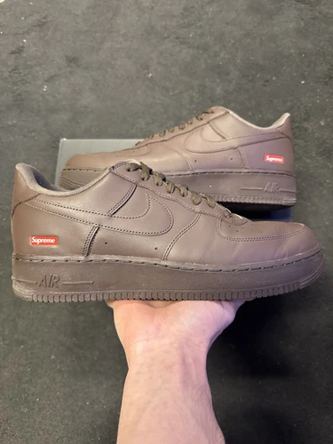 Nike Air Force 1 Supreme marron taille 12