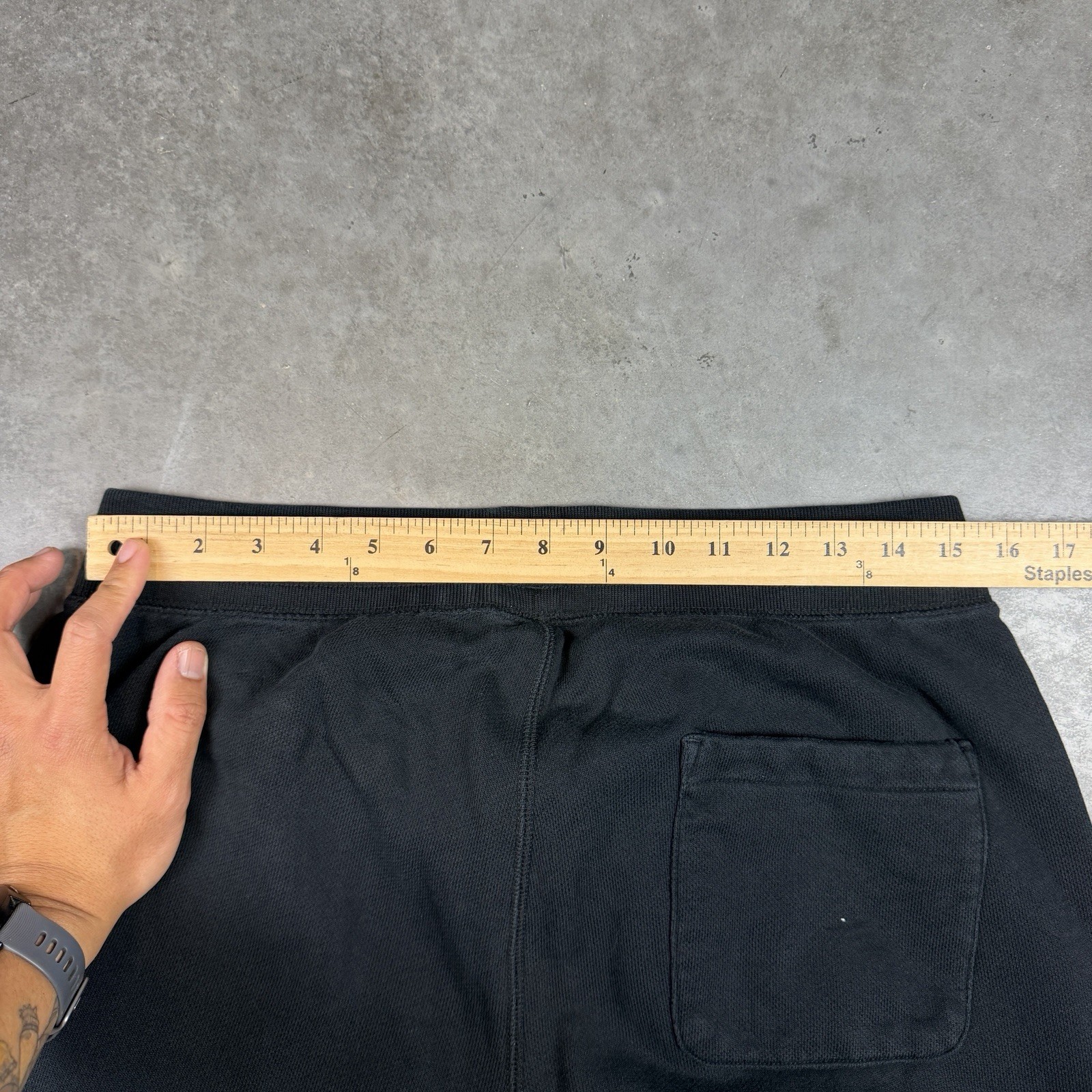 Uniqlo Sweat Pants Mens Large Black Stretch Pockets Comfort Preowned thumbnail 12