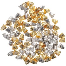 100 Pcs Handmade Pendant Caps Bead Findings Jewelry Making for Spacer Beads