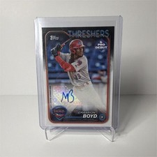 Topps 2024 Pro Debut Emaarion Boyd RC Base Set #PD-2 Clearwater Threshers Auto