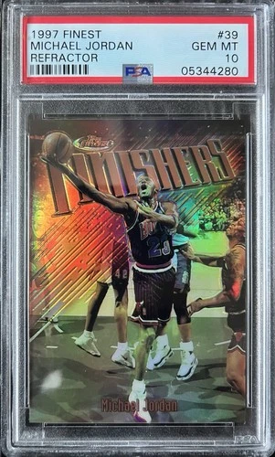 Jordan 1997 Topps Jordan #39 Refractor