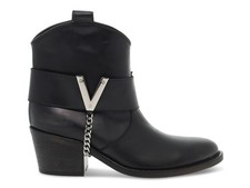 Tronchetto Via Roma 15 3953 N in pelle nero nickel - Scarpe Donna